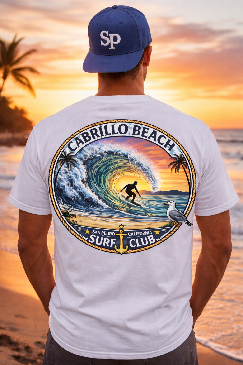Cabrillo Beach Surf Club Tee