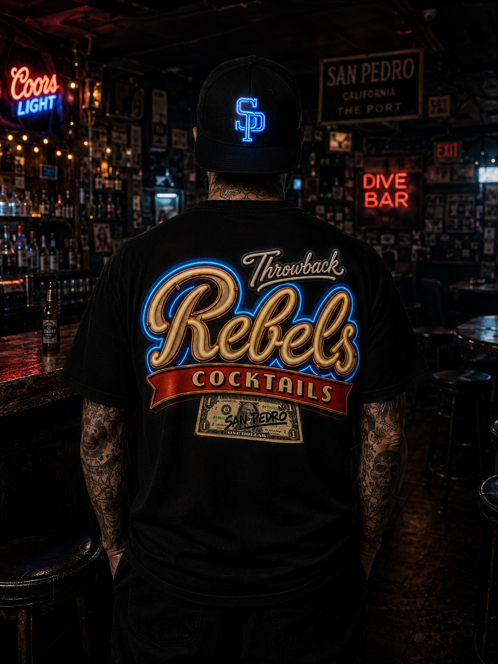 Throwback Rebels Tee