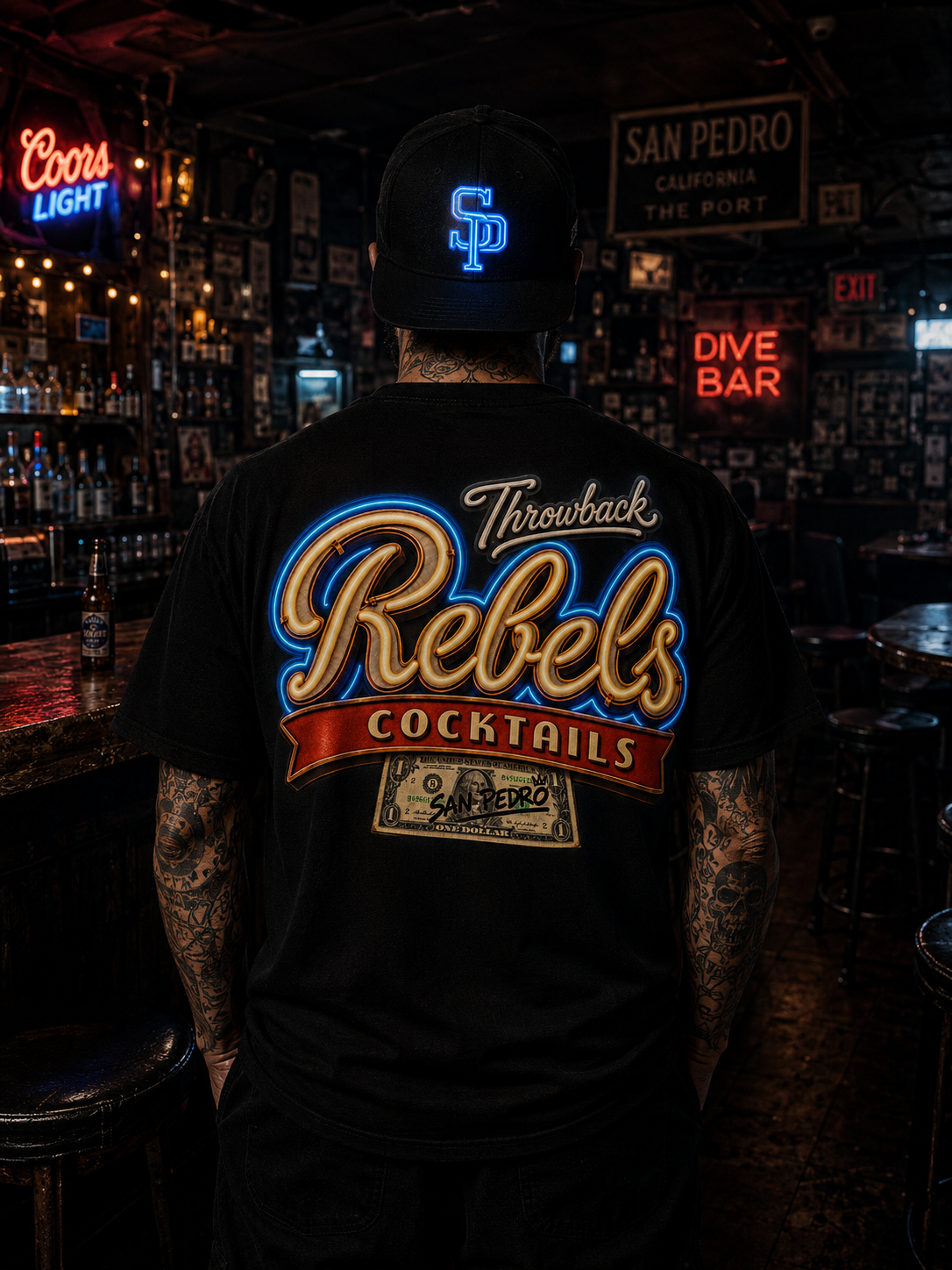 Throwback Rebels Tee