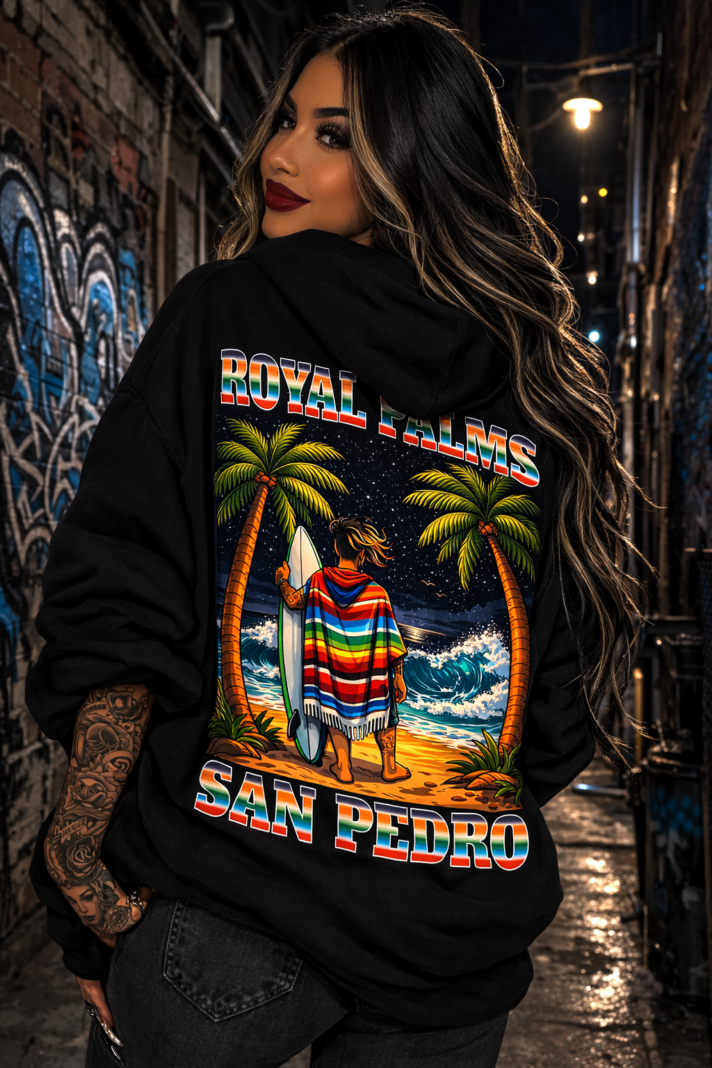 Royal Palms Hoodie