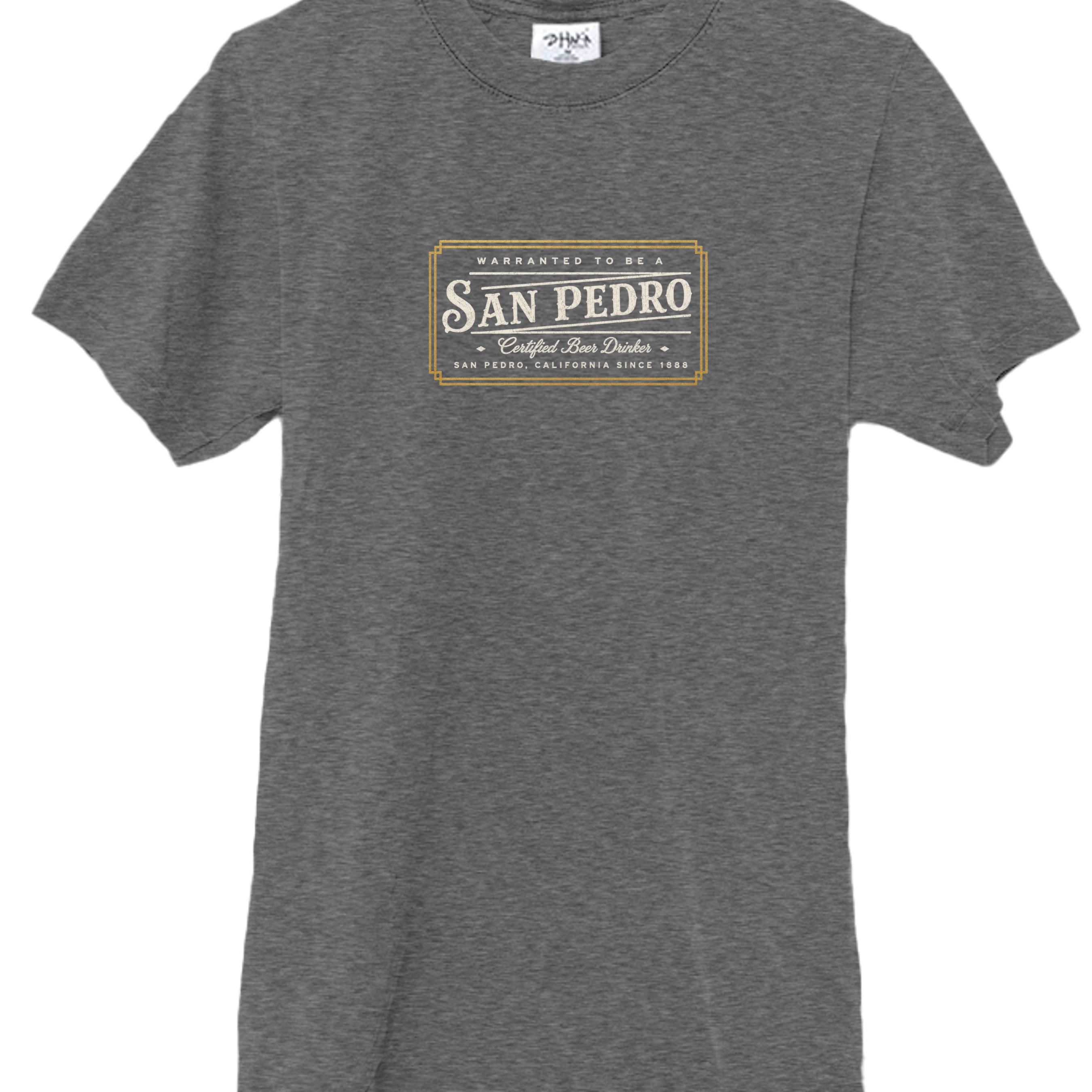 Charcoal Grey Heather - SHMHSS - FRONT